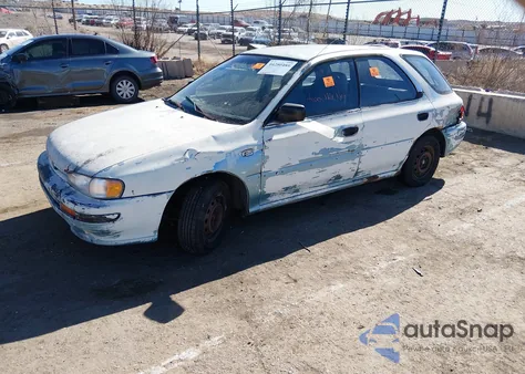 1993 Subaru Impreza L Plus from USA, damaged, VIN JF1GF2448PK804265